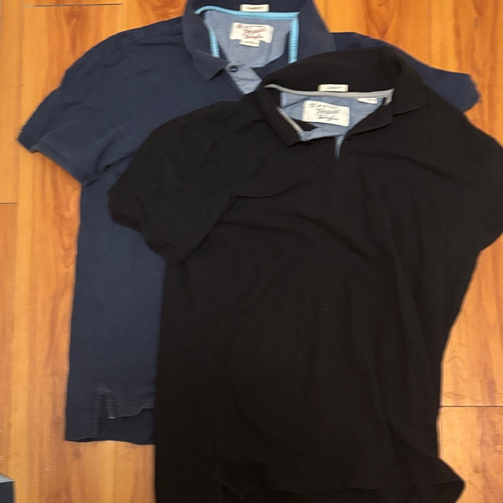 Original Penguin Black and Navy Polo Shirts Exclusive Edition for Nordstrom